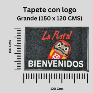 Tapete con Logo Grande Rizo<br>(150 x 120 Cms)